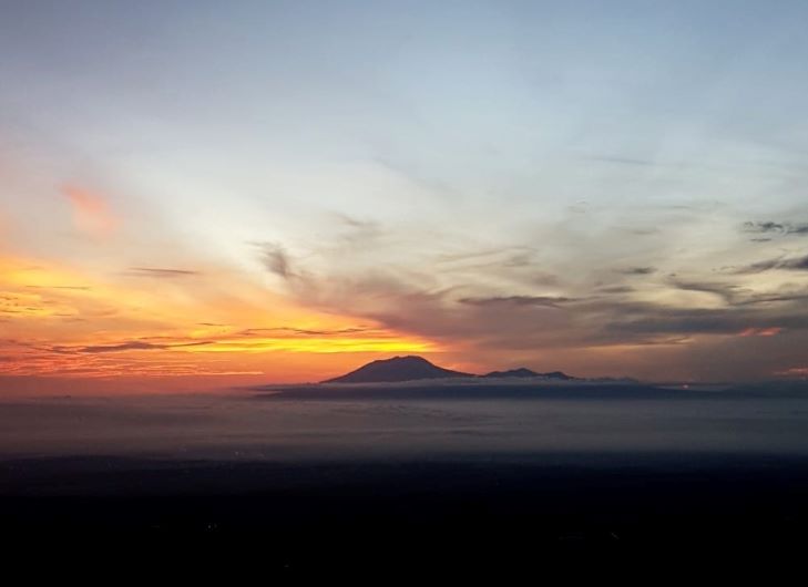Pemandangan dari tikungan Desa Ciluntang, Taman Nasional Gunung Merapi (Foto: Aldila Paramita)
