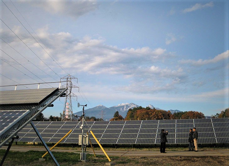 Pusat energi solar di Kitakyushu, Jepang (Foto: Bagja Hidayat/FD)