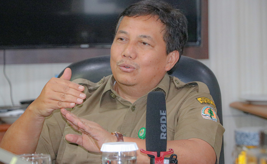 Direktur Jenderal Perhutanan Sosial dan Kemitraan Lingkungan KLHK Bambang Supriyanto (Foto: Rifqi Fauzan/FD)