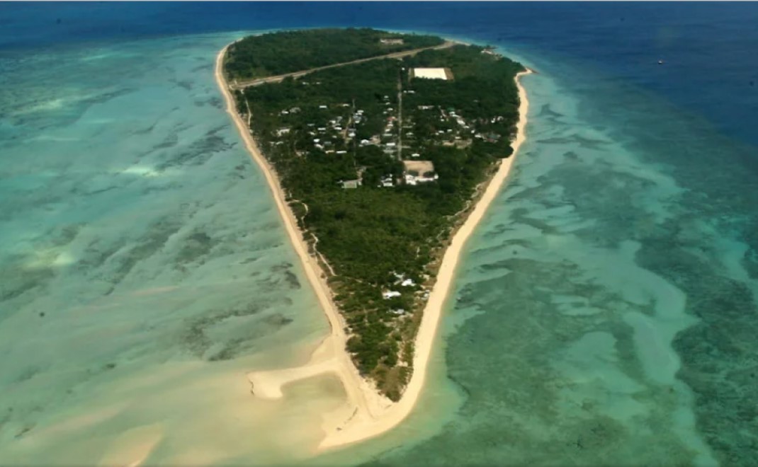 Pulau Masig, salah satu pulau di Selat Torres yang berlokasi di utara Australia (Foto: Sydney Morning Herald via CNN)